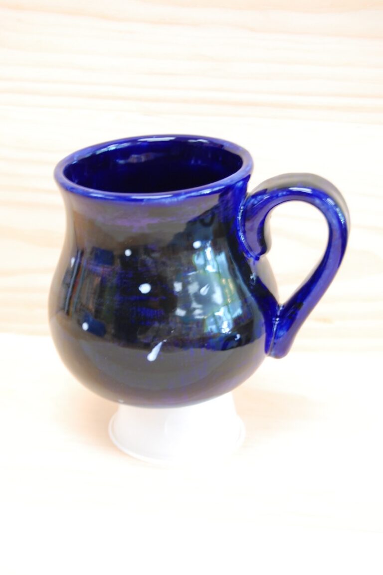 Deep blue mug