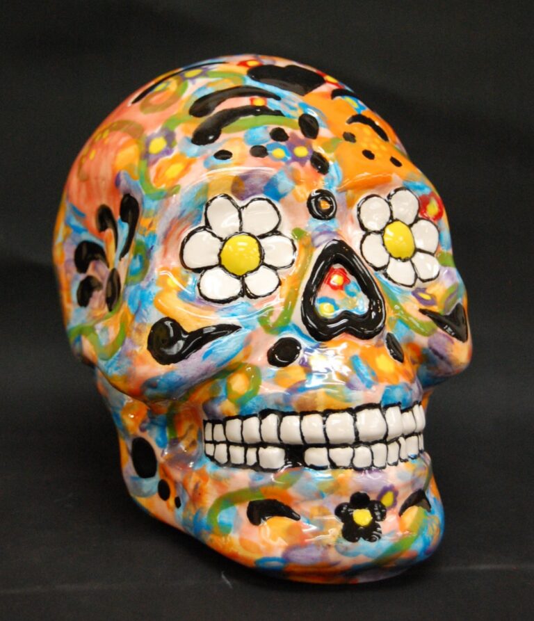 Flower sugar skull