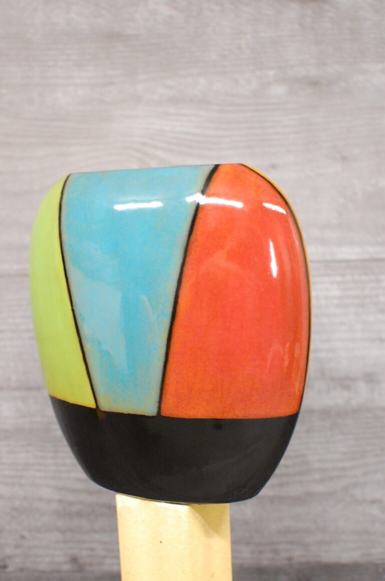 Colour block vase