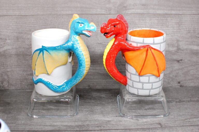 Dragon mugs