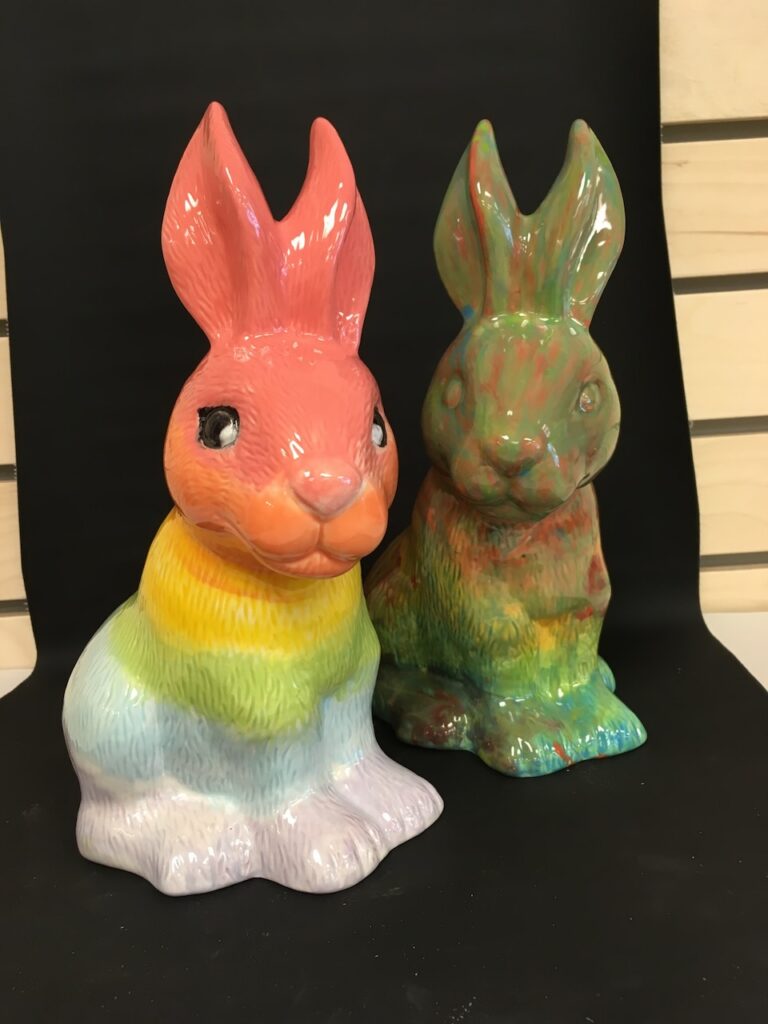 Rainbow bunnies