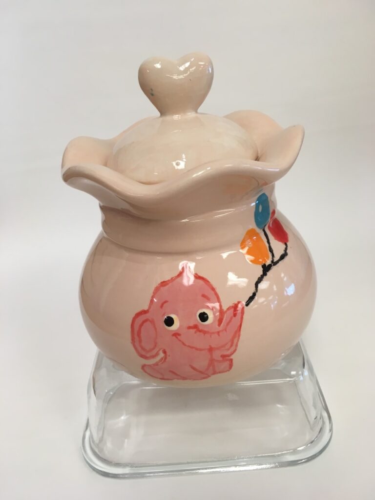 Elephant sugar pot