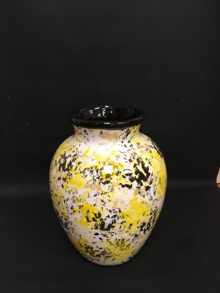 Speckled vase