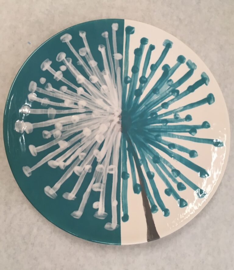 Dandelion plate