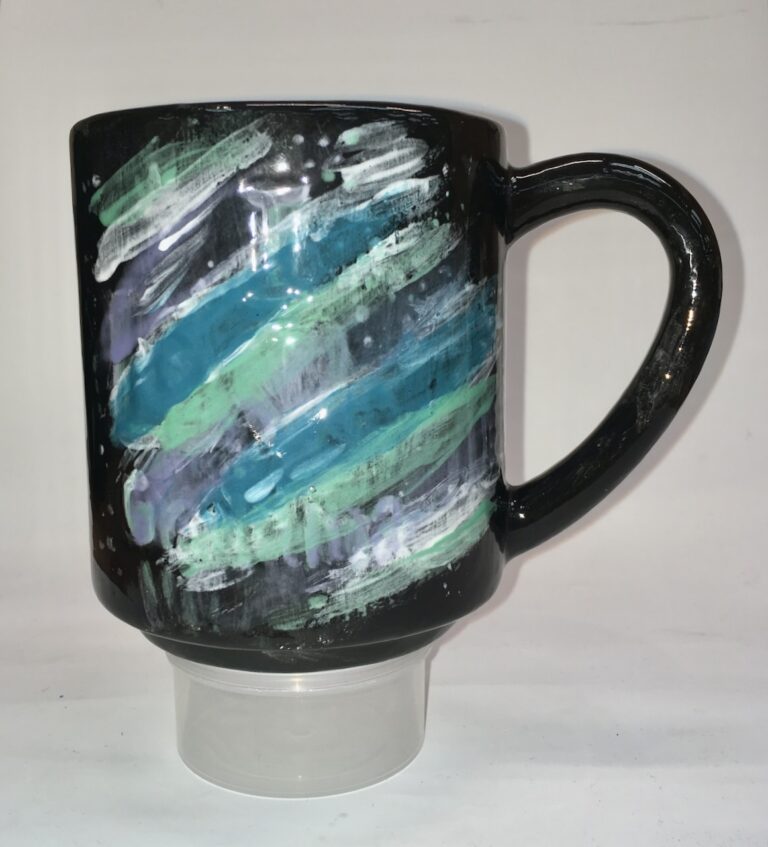 Northern lights mug