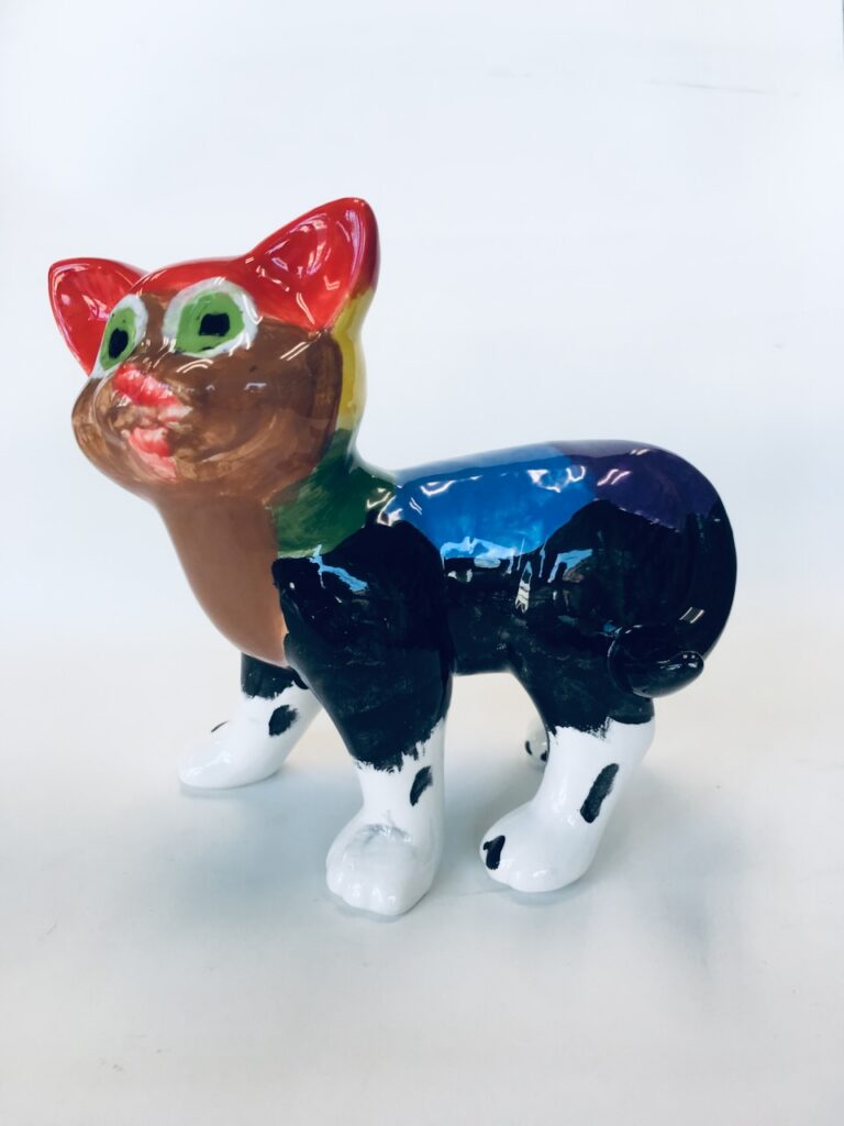 Painted cat